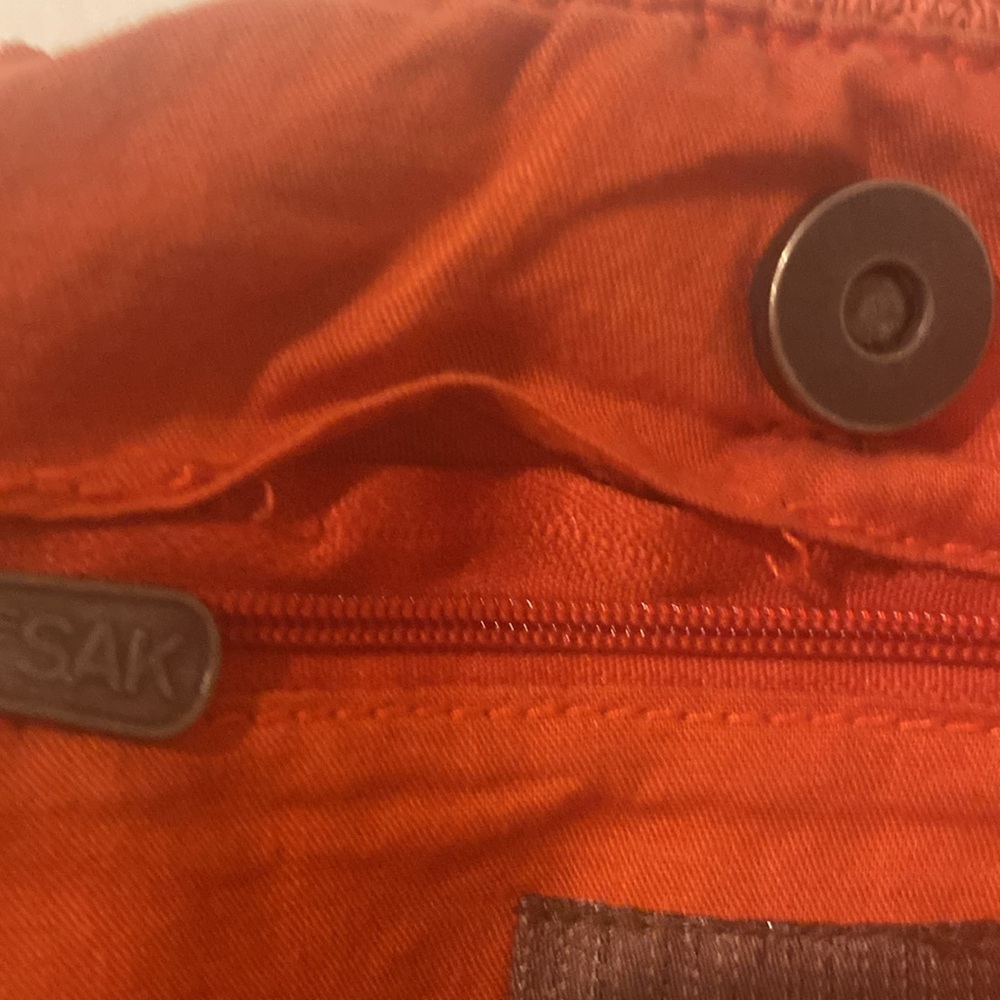 The Sak Rust Crochet Shoulder Bag - Picture 8 of 9